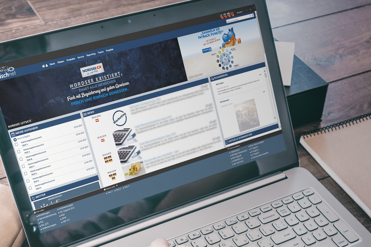 Nordsee-Mockup