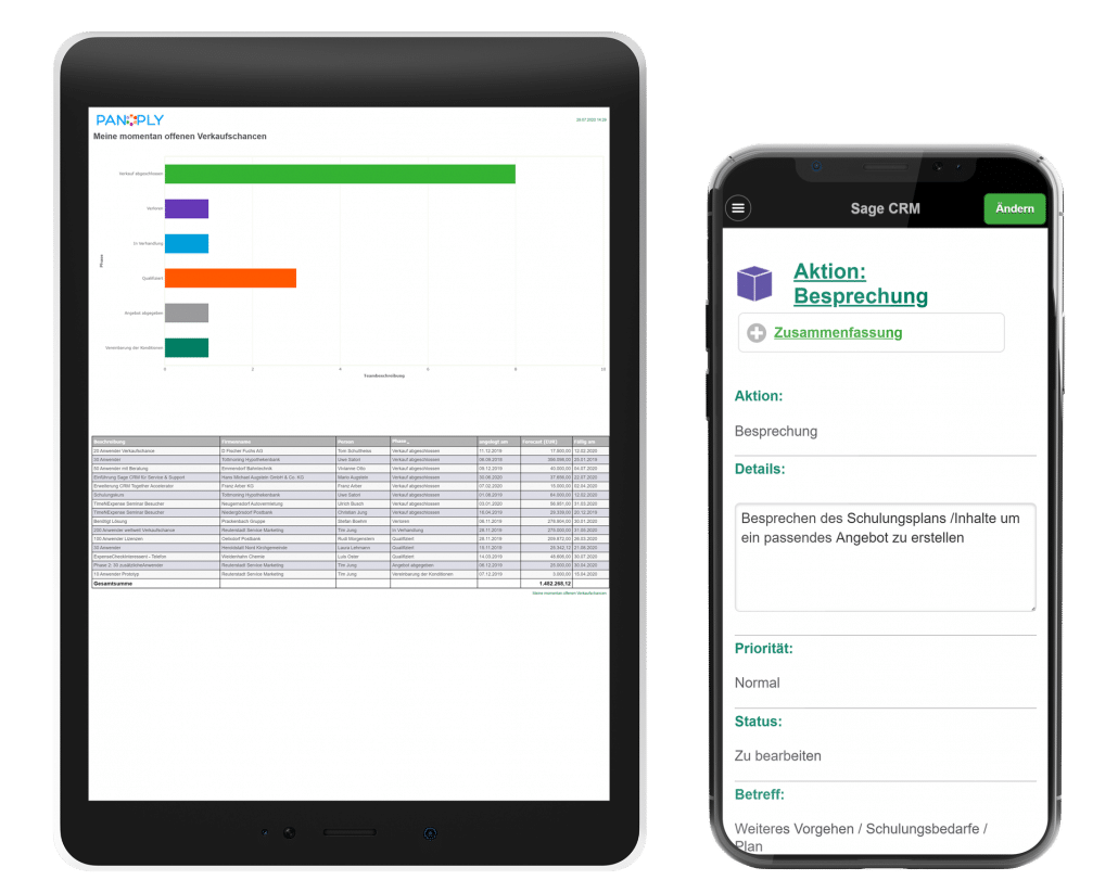 amxCRM Essentials Mobile