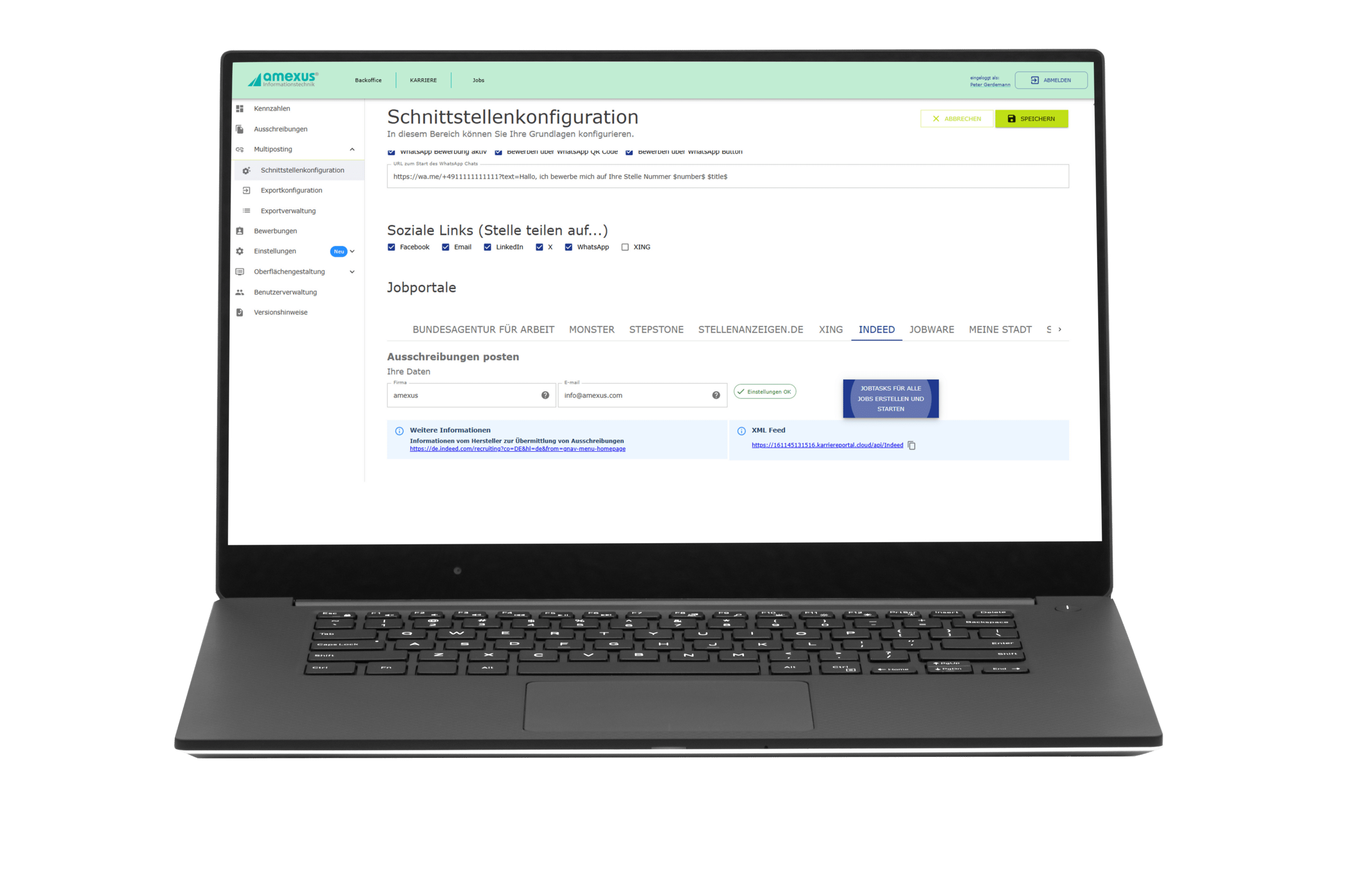 Sage Bewerbermanagement Schnittstellen