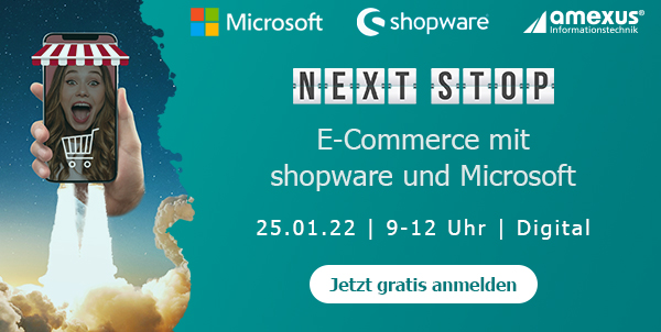 NEXT STOP E-Commerce mit shopware und Microsoft
